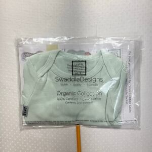 Swaddle Designs Baby Onesie size 3M Green NWT Short Sleeve